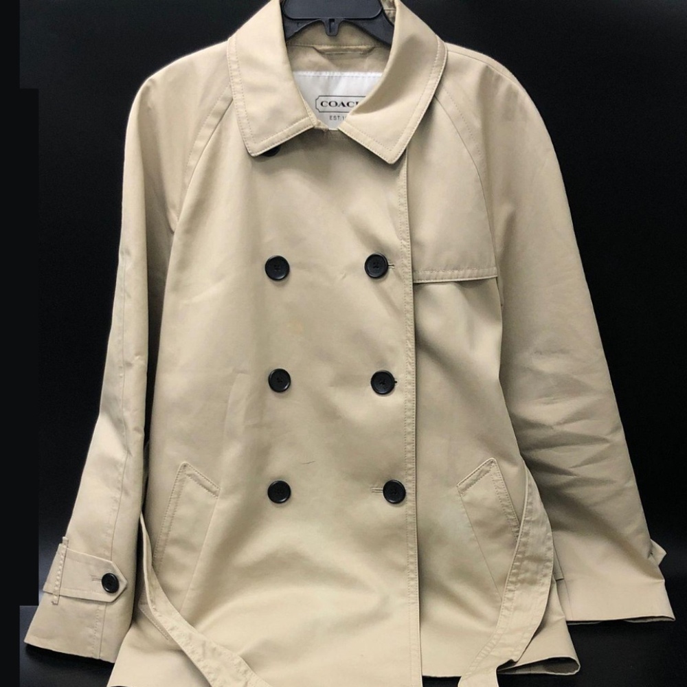 Coach Beige Trench Coat